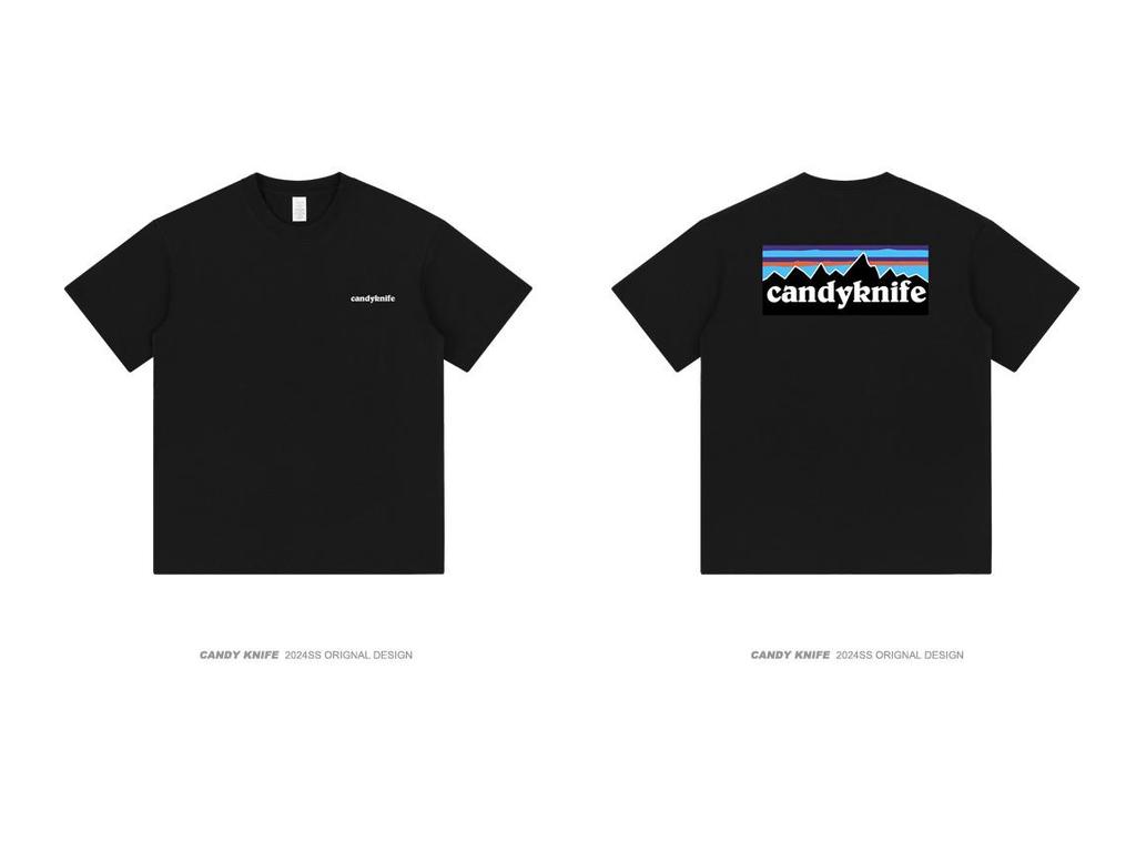 Unisex American Brand Minimalist Short-Sleeve Cotton Crew Neck T-Shirt