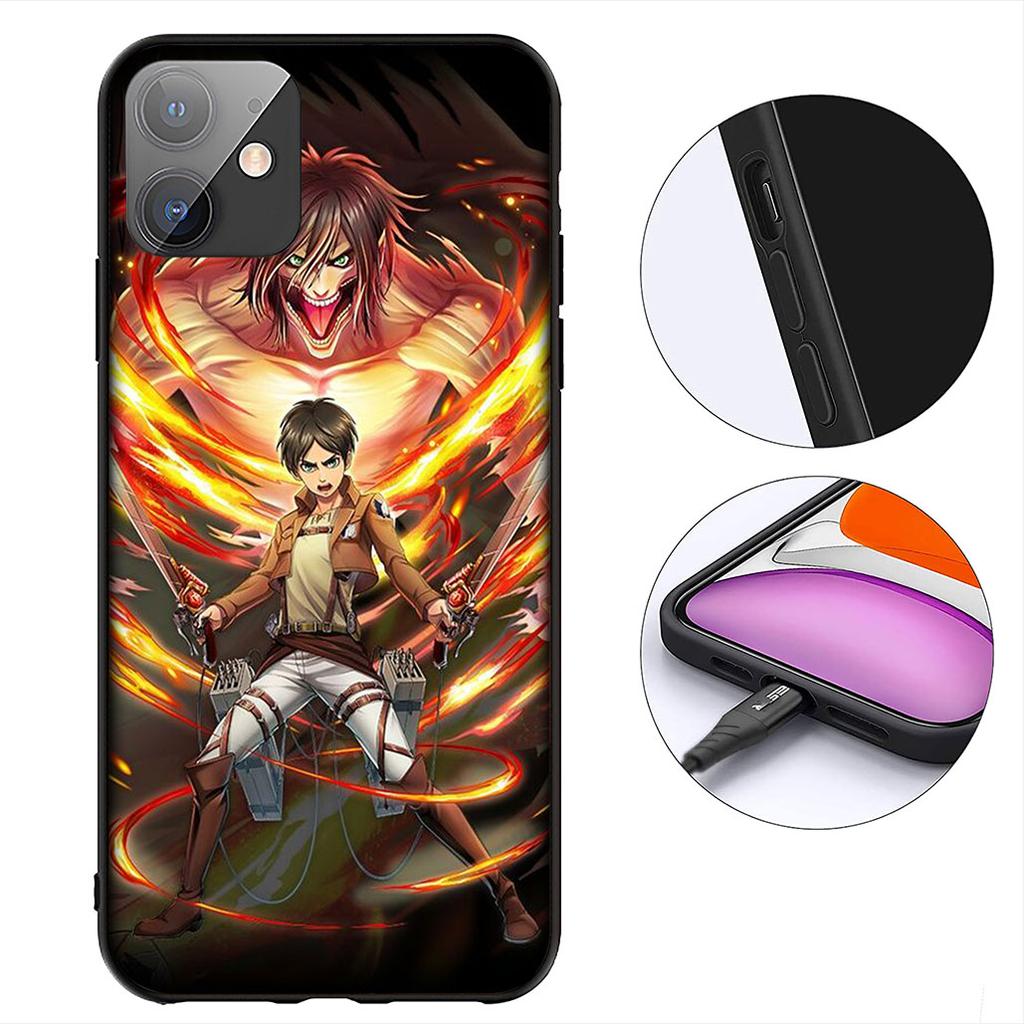 Attack on Titan Eren Jaeger Levi Cover for Samsung Galaxy A06 A05 A14 A50 A51 A52 A12 A13 A23 A70 A07 A25 A26 A72 A56 Phone Case