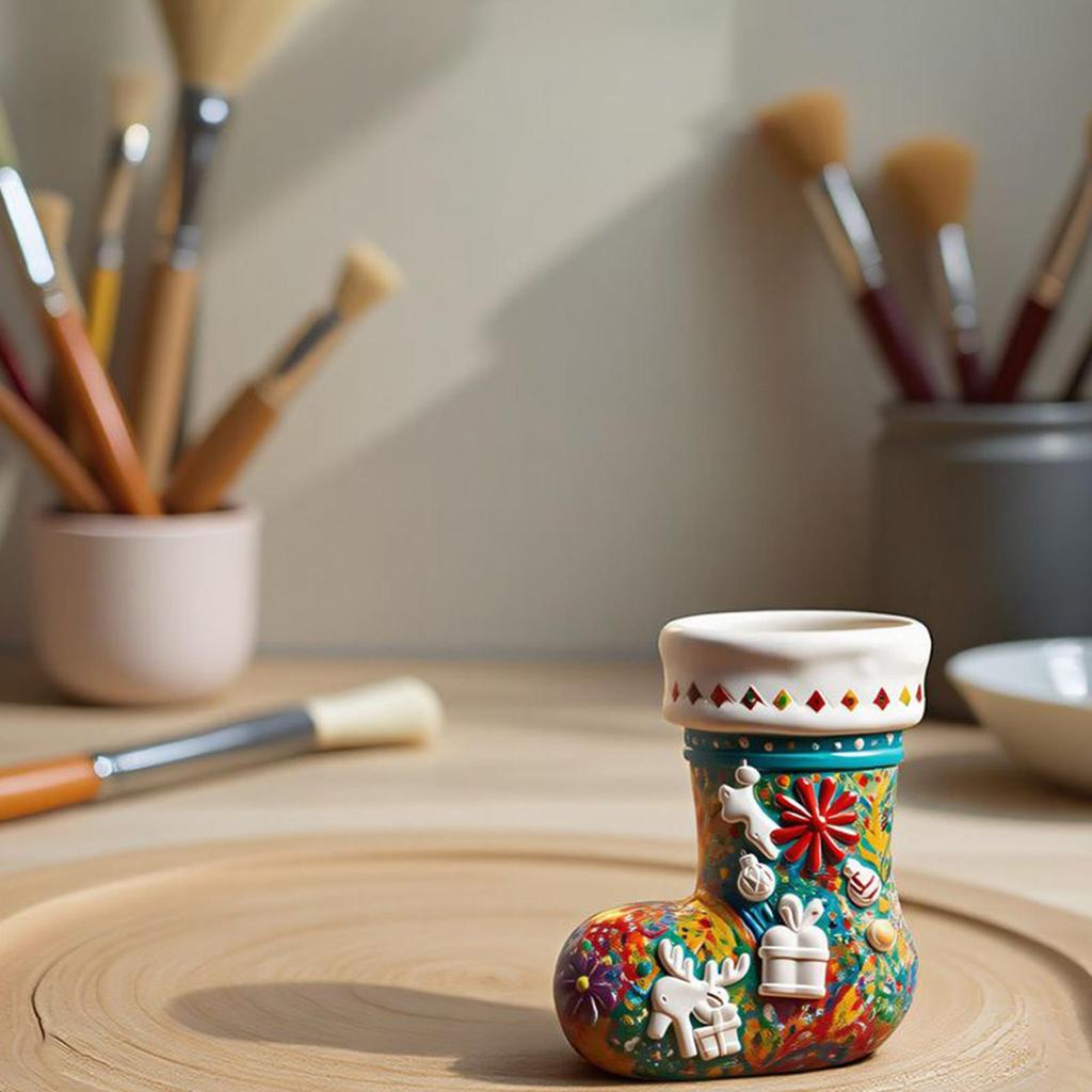 Christmas Resin Molds 3D Christmas Ornament Silicone Molds Seasonal Festive Holiday Wax Polymer Paste Epoxy Gum Craft Moulds For