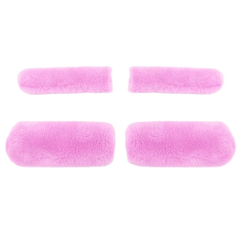 

4 Pack Stylish Handlebar Covers Anti slip Motorcycle Handlebar Covers Breathable Gloves for Motorcycles & Electric Bikes розовый