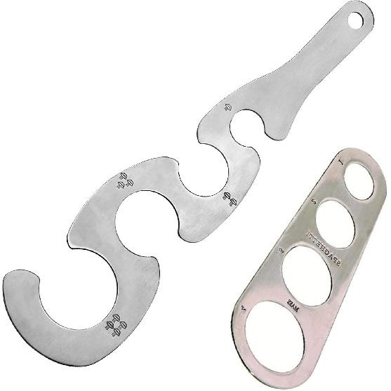 Spaghetti Pasta Measure Stainless Steel Spaghetti Measurer Tool 4 Serving Portion Control Pasta Cooking Tool Kitchen Gadgets 2 Pcs Different