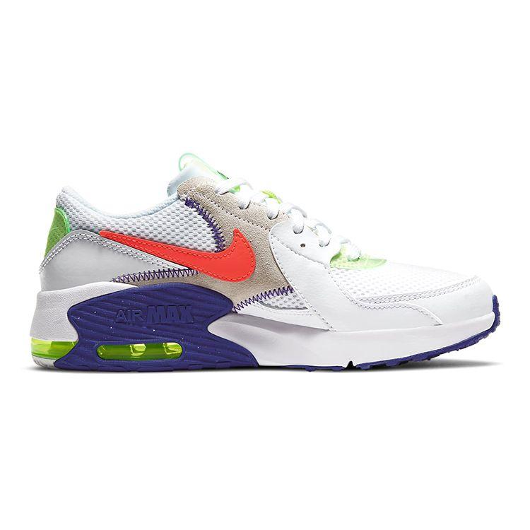 Nike Air Max Excee AMD GS Weiß Indigo Burst Kinder Sneaker Volt Leuchtendes Karmesinrot DD4353-100