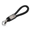 Strong Woven Cord Keychain Leather & Aluminum Auto Accessory Secure Clasp Keychain Car Key Organizers Suitable for Car