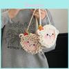 Mini Cute Sheep Woven Crossbody Bag For Children And Girls