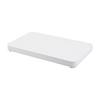 Yamazaki Jitsugyo Tabletop Drainer Tray with Lid Square Shape [Lid Only] White Approx. W42XD25XH3.8cm Tower 2528