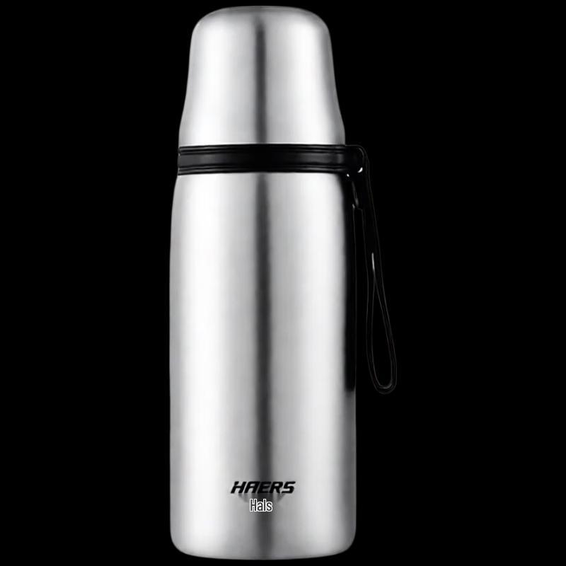 HAERS Термос-бутылка из нержавеющей стали 316L с ручкой