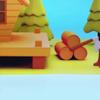 4pcs set of children's press along bus inertial car cartoon animal set, press along car toys birthday, Halloween Christmas gifts