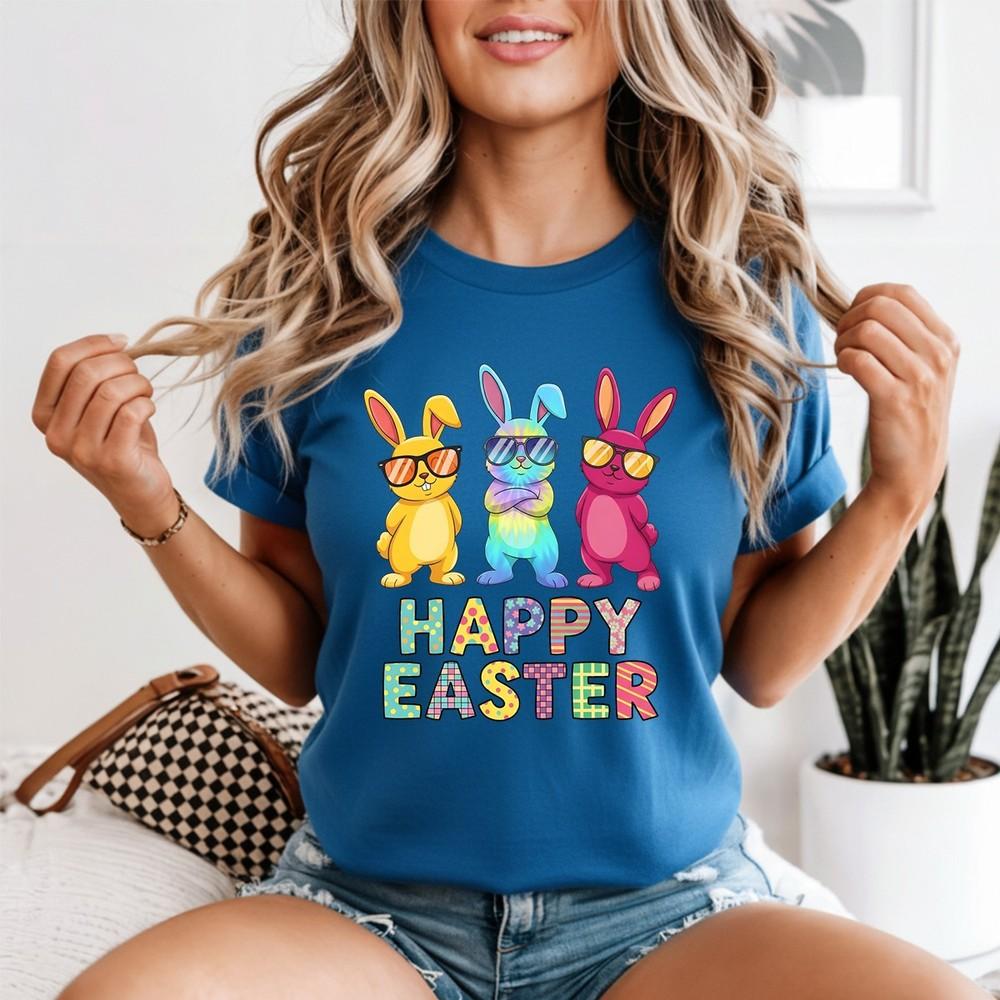 Funny Easter Bunny Cool Bunnies Happy Easter Unisexs Tshirt