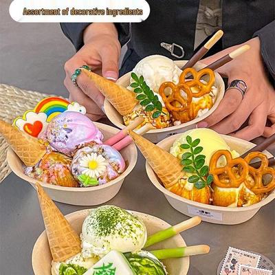 Dekorative Eis- & Dessert-Toppings für Kuchen, Obstsalate, Shaved Ice und Snow Cones