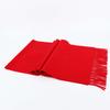 Gift box knitted three-piece 100% solid color wool scarf women's autumn and winter hat gloves versatile warm winter shawl