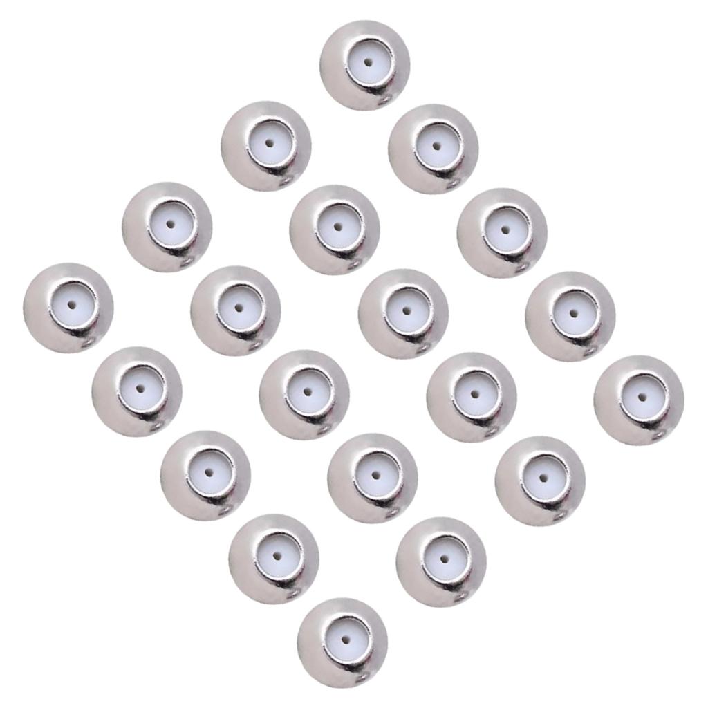 Pack of 20 Earring Backs Locking Replacements Locking Earring Backs Earring Plugs Secure Locking Backing for Studs