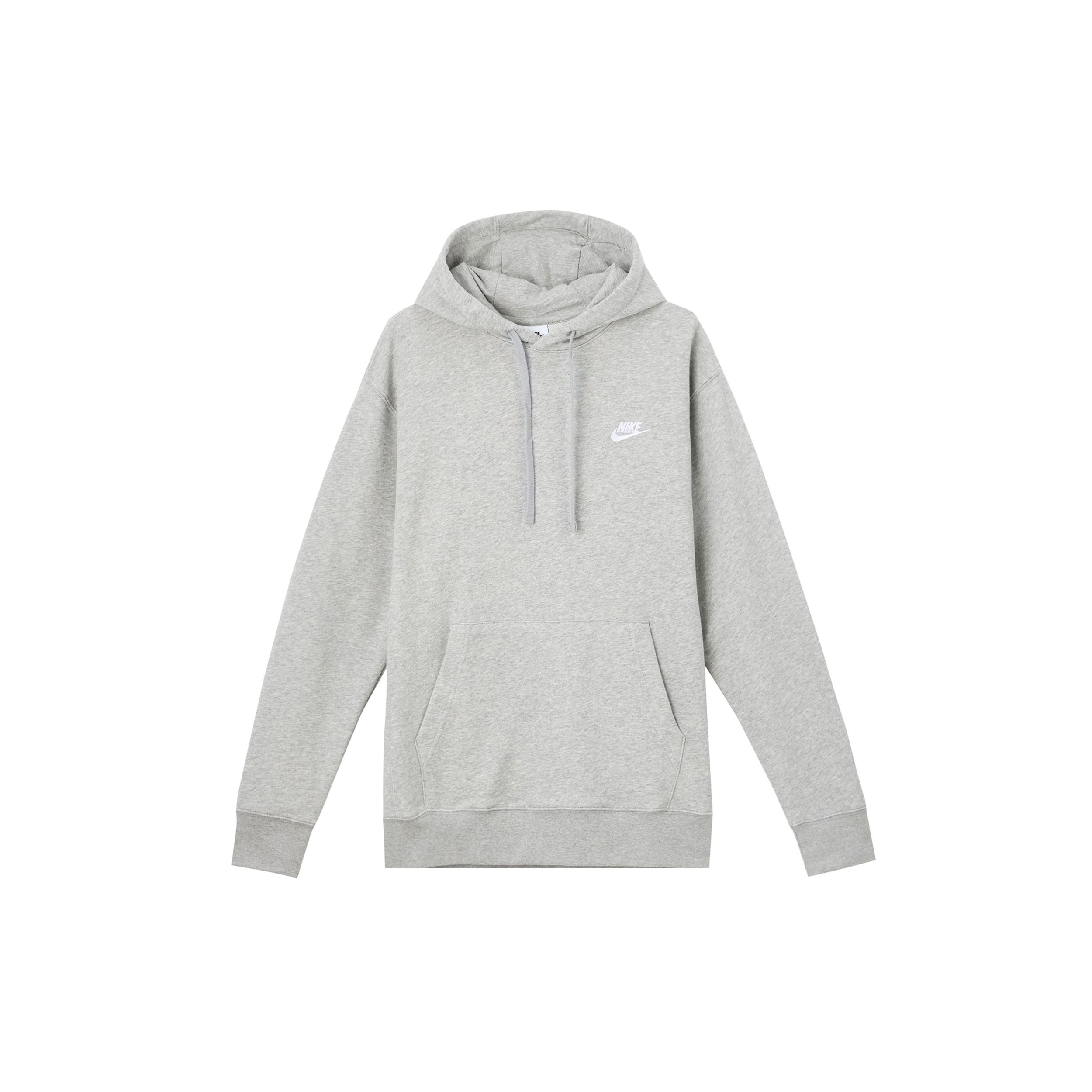 

Мужская однотонная толстовка с логотипом Nike, серая CZ7858-063 XL