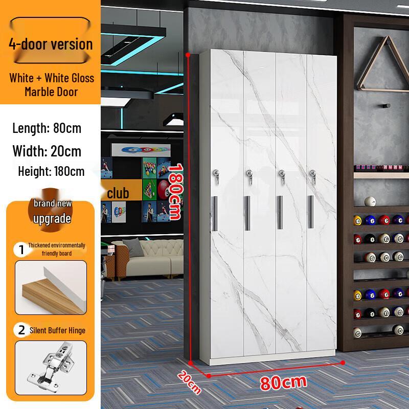 Billiard Hall 4-Door Cue Storage Locker