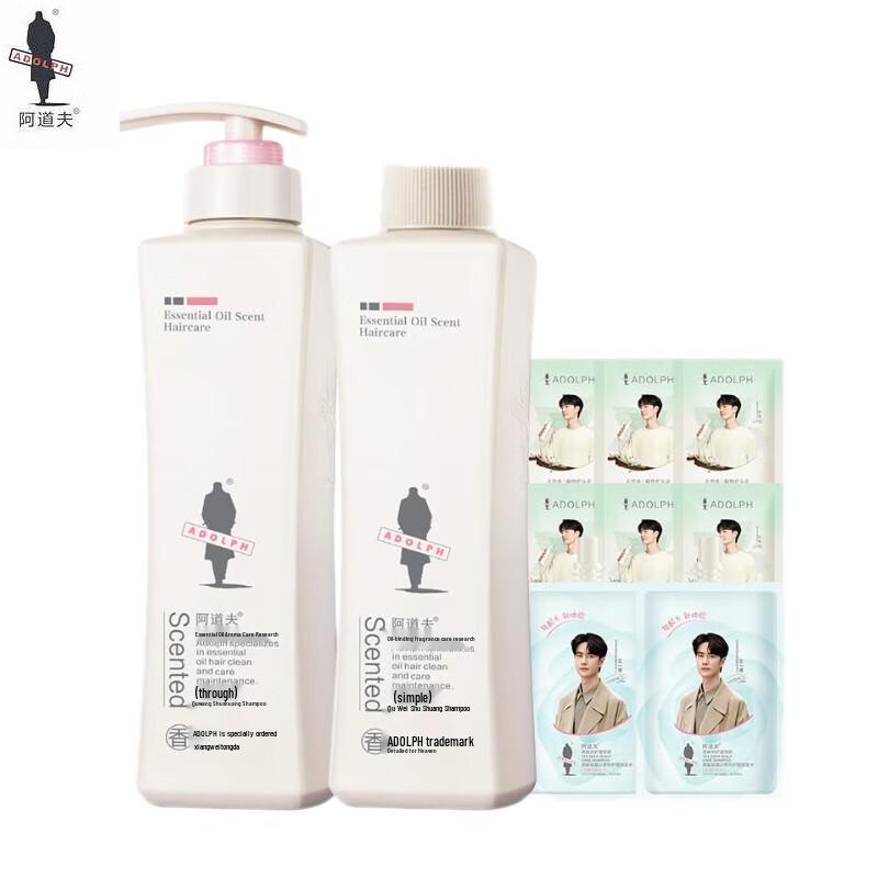 Adolph Refreshing & Anti-Dandruff Shampoo Duo Set