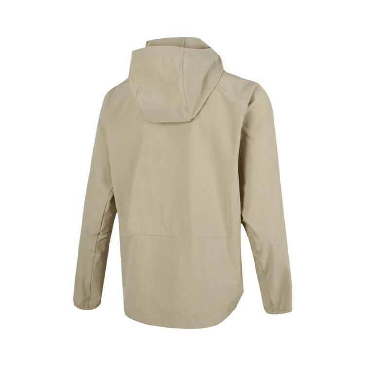Nike Giacca Uomo Unlimited As M Nk Rpl Jkt Logo con Cappuccio e Zip a Maniche Lunghe Giacca Beige FB7552-251