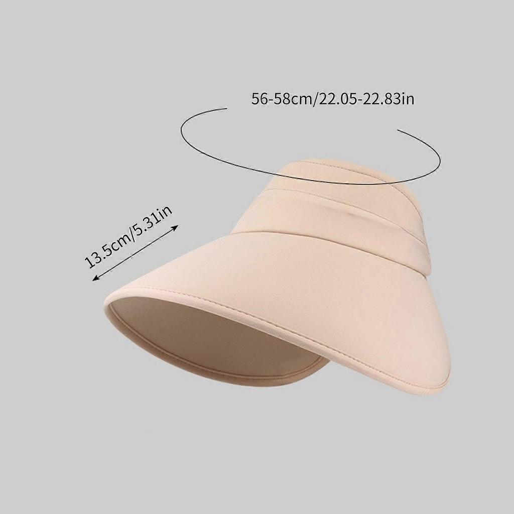 UV Protections Summer Sun Visors Sun Hat Suitable for Sports and Travel Adjustable Traveling Camping Hiking Khaki