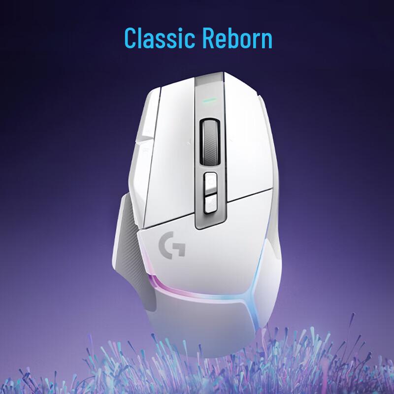 Logitech G502 X PLUS Wired RGB Gaming Mouse - White