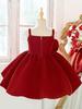 2025 Girls' Formal Bud Skirt Dress: 3D Floral Princess Party Outfit for Birthdays & New Year's.