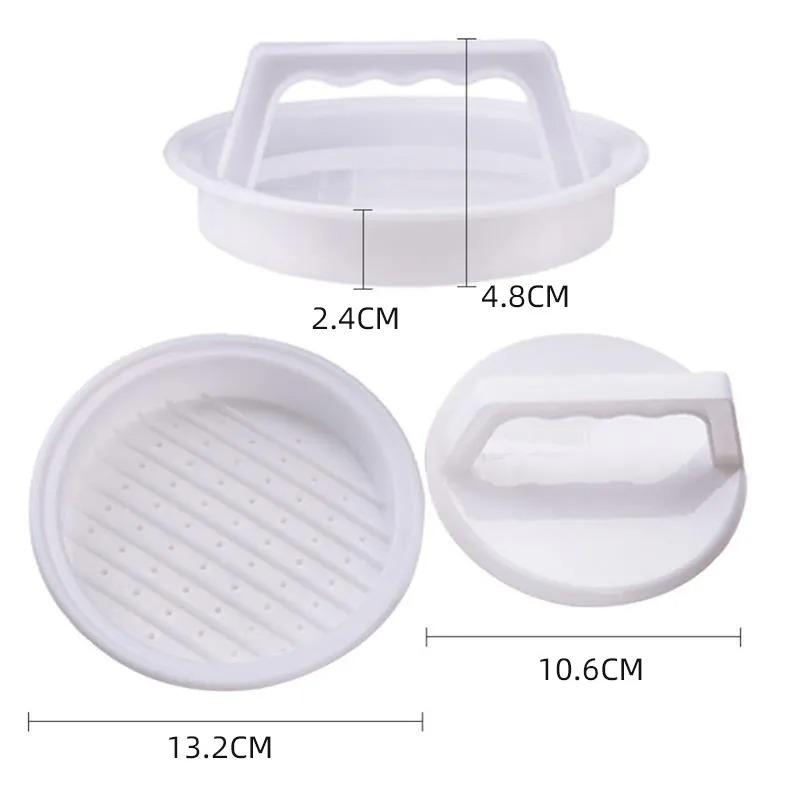 New Round Burger Press Burger Machine Meat Beef Grill Hamburger Machine Patty Barbecue Cake Press Maker Mold Kitchen Tools