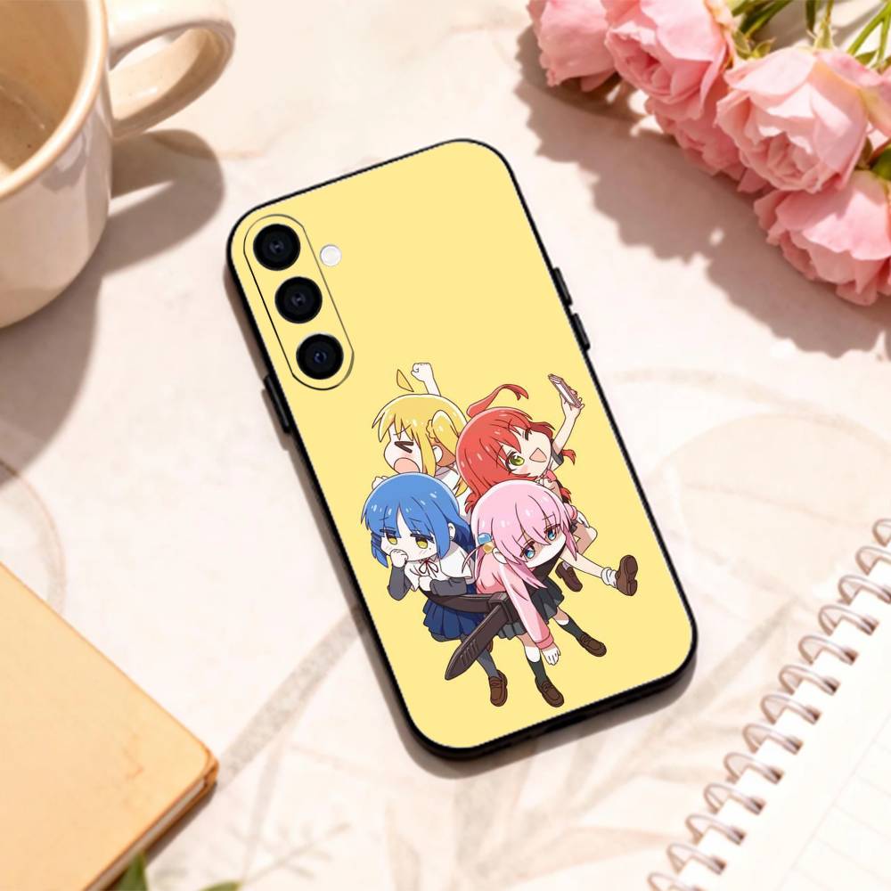 

Bocchi The Rock Kessoku Band phone Case For Samsung Galaxy A73,A72,A71,A70,A53,A52,A51,Others Soft Black Shell Samsung a12