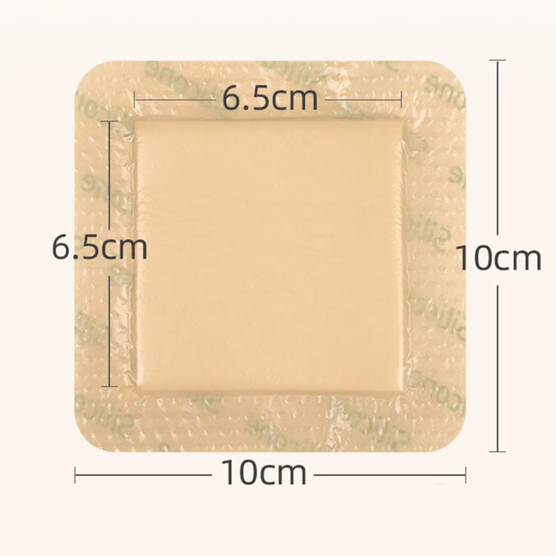 Silicone Gel Foam Dressing for Pressure Ulcer Care - Sterile Polyurethane Foam Patch