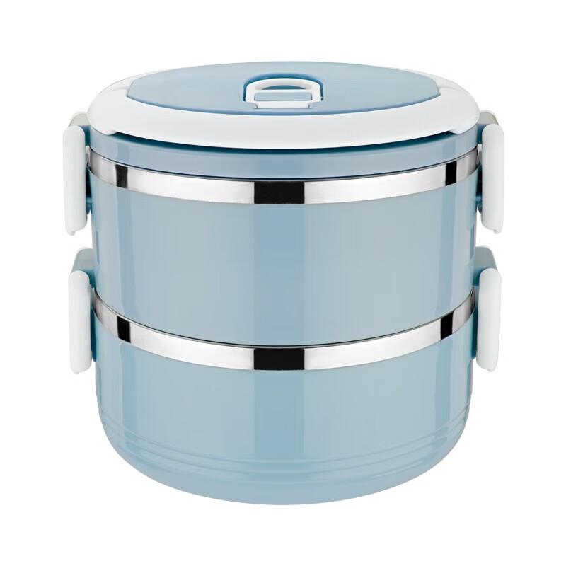 Adneny 304 Stainless Steel Double-Layer Insulated Lunch Box