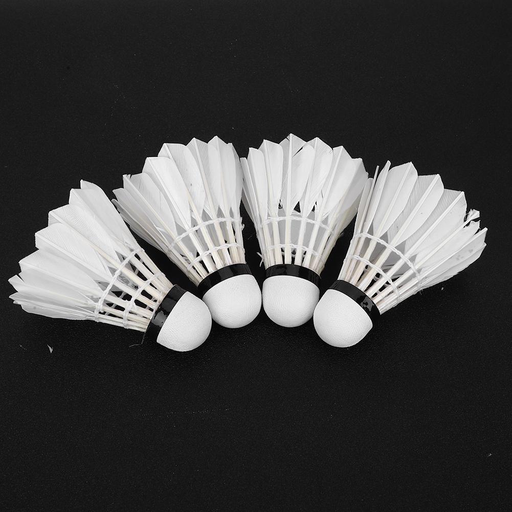 12pcs Badminton Balls Feather Badminton Shuttlecocks Indoor Outdoor Sports Accessory