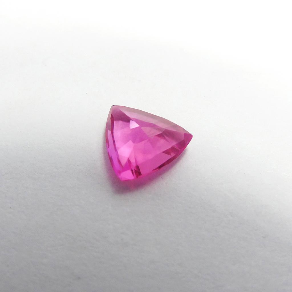 Natural Pink Ruby 2.70 Ct CERTIFIED Ring Size Loose Gemstone Trillion Shape