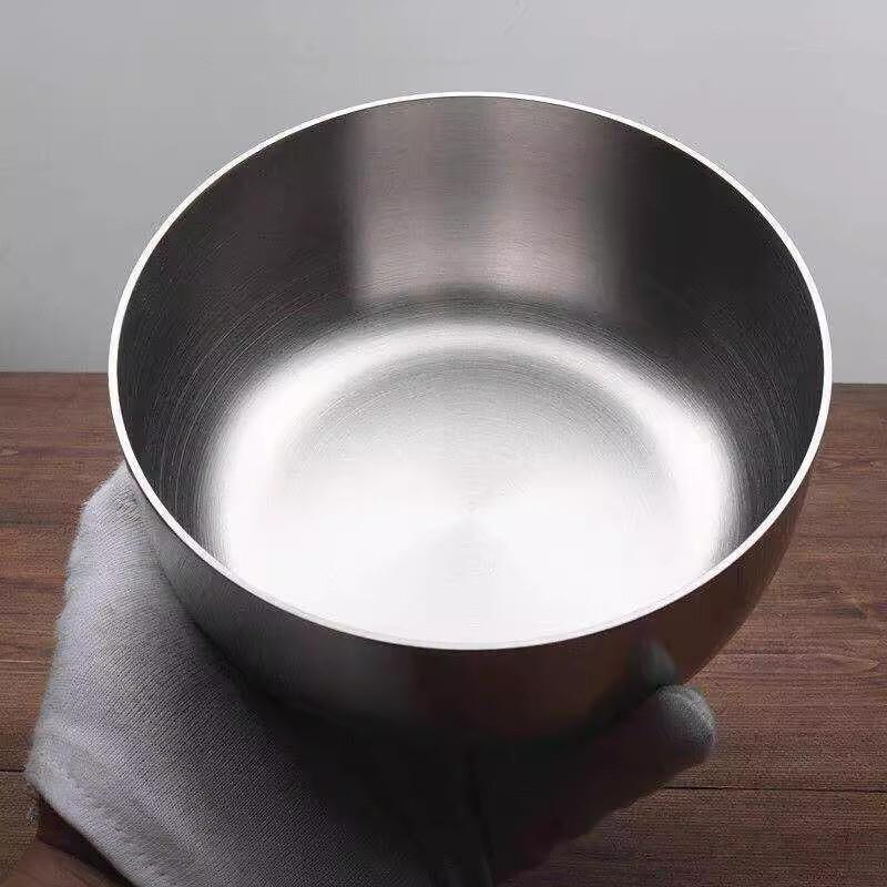 ZISIZ Vintage 304 Stainless Steel Round Snack & Sauce Dishes, 12cm (Set of 2)