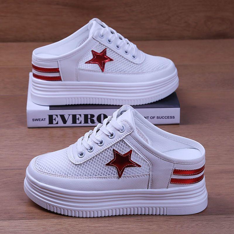 Mode Zehenbedeckung Erhöhte Interne Hausschuhe Weiche Sommer Damen Schuhe Pantoffeln Plateau Komfort 2025 Lässige Freizeit Hausschuhe Damen Sum