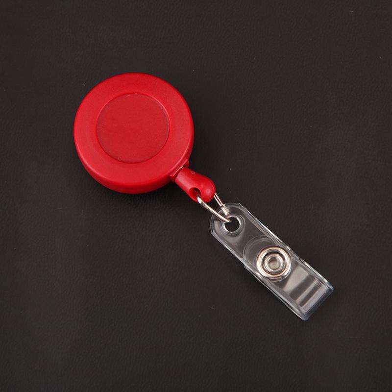 1pc Credential Pass Badges Doctor Id Nurse Retractable Id Badge Reel Plastic Badges Badge Clip Nurse Accessories