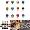 Skull Theme Cake Party Decor Paper Insert For Halloween And Party Venue