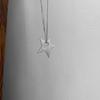 Silver Color Hollow Irregular Star Necklaces for Women Sweet and Cute Pendant