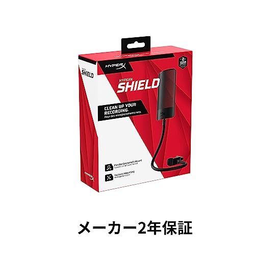 HyperX Shield Microphone Pop Filter for Improved Recording Quality for Streamers, Content Creators, and Live Broadcasters (6X256AA)