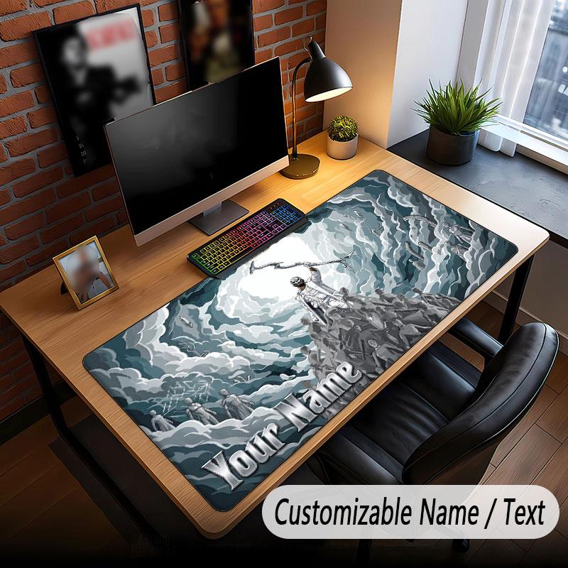 Custom Name Extended Mouse Pad,The Weeknd Gaming Desk Mat For Home Office Desktop Decor