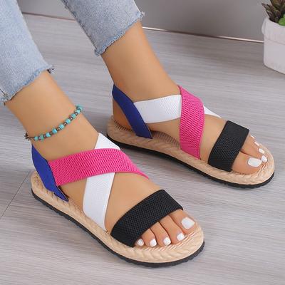 Lightweight Soft-soled Sandals Women's 2025 Spring Flat-soled Roman Sandals