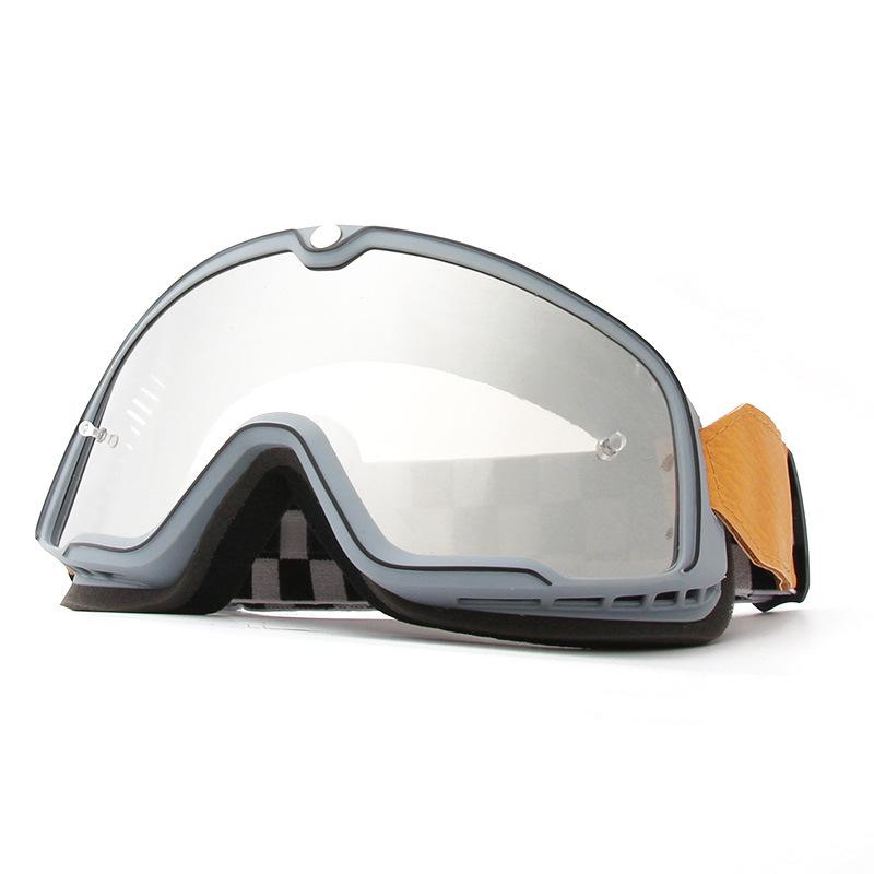 Мотоциклетные Защитные Очки Велосипедные Мотокроссовые Шлем Солнцезащитные Очки Очки HD Зеркальные Линзы Маска Цветные Уличные Лыжные Езда на MTB