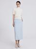 Liel Pond Wool Skirt (Sky Blue)