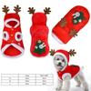 1PC Cat Christmas Clothes Winter Warm Pet Clothes for Small Dogs Elk Santa Claus Dog Cats Coat Hoodies Christmas Dogs Costume