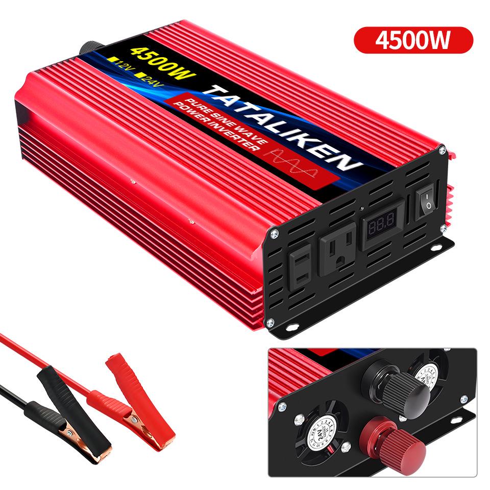 Pure Sine Wave 1500W/45000W Camping Inverter 12V/24V To 110-220V