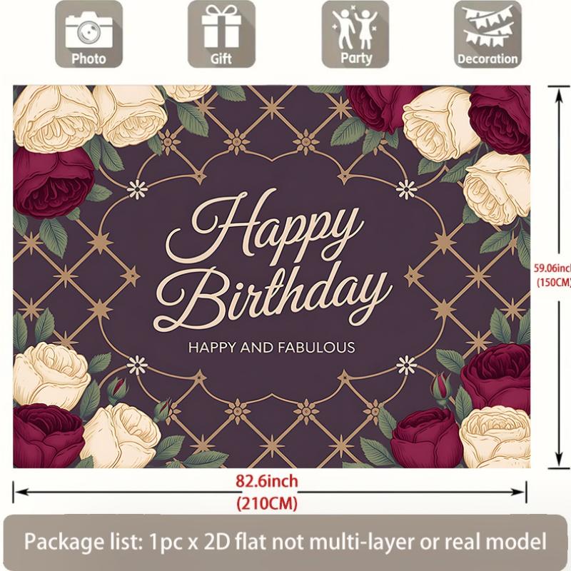 1pc Photography Party Background - Party Supplies
