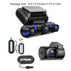 Car 4Lens Dash Cam 2K1080P Car DVR Recorder Support Phone WIFI And G-PS Track 24h Parking Monitoring
