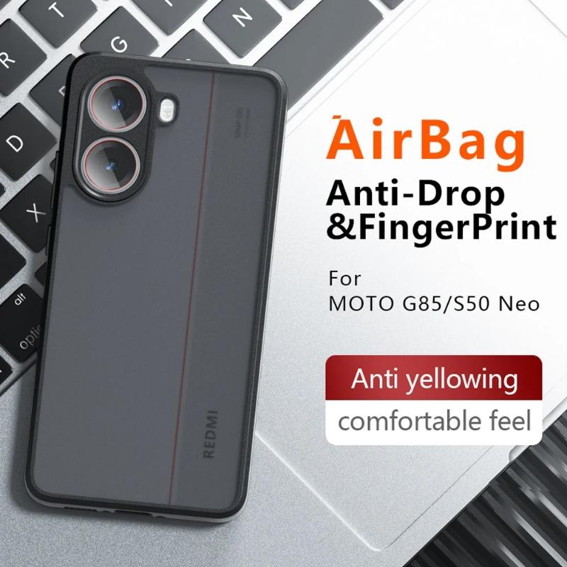 Luxury Armor Acrylic Case for OPPO Reno 13F 13 Pro Shockproof Airbags Matte Clear Hard Back Cover for Reno13 F 12 FS 12F Transparent Bumper Shell