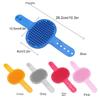 New Multifunctional Soft Rubber Dog Brush Hair Fur Removal with Grip Cat Bath Brush Massage Brush Pet Accessories