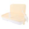 Dog  ing Toilet with Pee Wall Large Size Easy Cleanup Leakproof Stable Structure Puppy Potty Tray for Medium Large Dogs