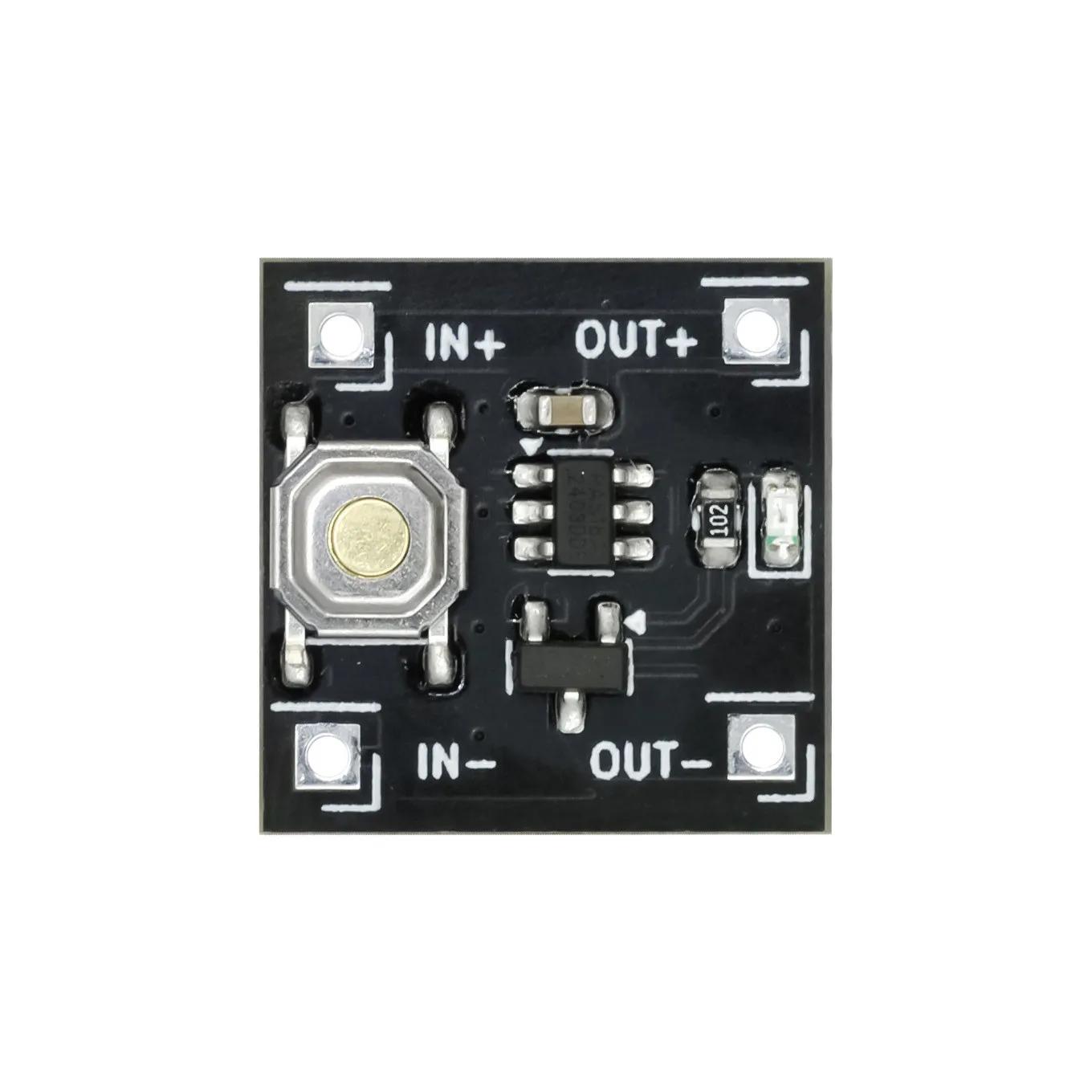 

Single Bond Button Bistable Switch Module 2.2-5V 0.5uA Continuous Load 2A Low Power Micro One Key Switch YR-1006