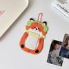 Cartoon Animal Photocard Frame for Girls Kawaii Penguin Fox Photocard Holder Kpop Idol Card Sleeves with Chain Mini Photo Album