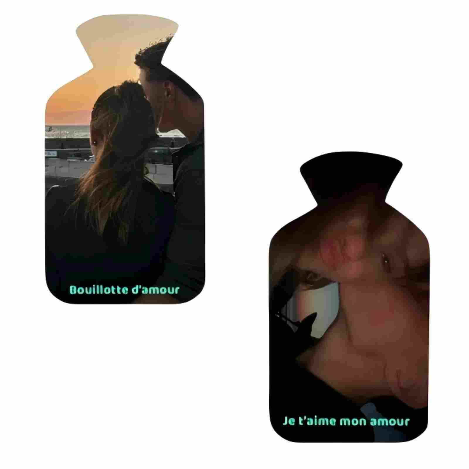 

Personalized Custom Digital Printing Explosion-proof Plush Cloth Hot Water Bottle Filling Water Warming Hand Bag One Size белый