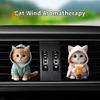 Car Outlet Vent Perfume Clips Cat Air Freshener Diffuser Aromatherapy Decoration Interior Aromatherapy Pad Car Cat Shape Clip