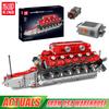 Mould King 10169 Der Speed Car V12 Motor Baustein Technisches Auto Motor Spielzeug Montage Motor Stein Set Kinder Weihnachtsgeschenk